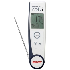 EBRO TLC 750i Duales Infrarot-/Klappthermometer 